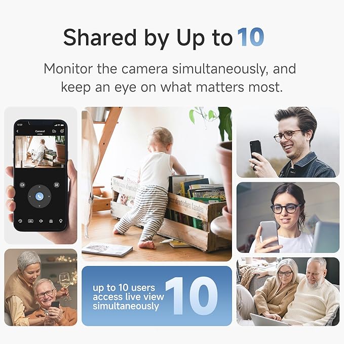 Noorio B200 Security Camera Wireless Outdoor Magnetic, 1080p Cameras for Home Security, Battery 1Min Install AI Motion Detection WiFi Indoor Camera, Color Night Vision, 2-Way Talk, Work with Alexa