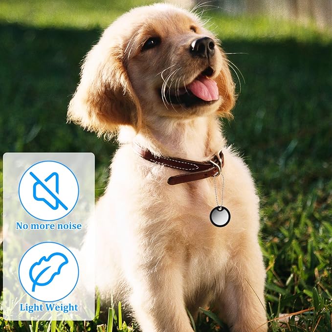 12 Pack Dog Tag Silencers Rubber Dog Tags Cover ID Tags with 4 Stainless Steel Chain Black Army Engraved Dogs Tag Pet ID Protector to Reduce Noise Black