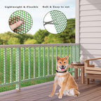 16.4 FT x 15.7 in Roll Mesh Fence, Versatile Green Plastic Fencing & Netting, Cuttable Animal Wire Mesh Fence, Durable Tree Trunk Protector, Suitable for Cat Dog Rabbit Barrier and Plant Protectors