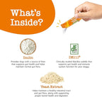 Zesty Paws Powder Probiotics for Dogs - Meal Topper for Digestive, Immune System Support - Premium DE111 Dog Probiotics for Digestive Health - Inulin Fiber & Yeast Extract - Pumpkin Flavor - 30 Ct