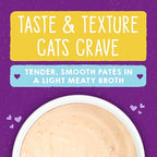 Stella & Chewy's Carnivore Cravings Purrfect Paté - Premium Grain-Free Wet Cat Food - Chicken & Liver Recipe - High Protein with Bone Broth - Perfect for Picky Eaters - 2.8oz Cans (24 Pack)