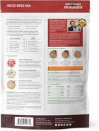 ULTIMATE PET NUTRITION Nutra Complete, 100% Freeze Dried Raw Veterinarian Formulated Dog Food with Antioxidants Prebiotics and Amino Acids (1 Pound, Beef)