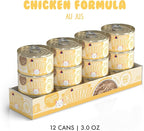 Weruva Kitten, Chicken Formula Au Jus, 3oz Can (Pack of 12)