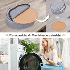 Cat Desk Bed - 360°Rotating & Adjustable, Supports Up to 44 lbs, Soft Faux Fur Fabric, Desk Cat Nest Bed Modern Indoor Cat Furniture for Office Desks and Game Tables, Island Table