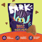 Barkbox Drac Pack Halloween Dog Toy & Treat Bundle - Treat Dispensing Chew Toy and Soft Baked Pumpkin Dog Treats