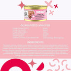 I and love and you XOXOs Wet Cat Food - Salmon + Tuna Pâté - Grain Free, Filler Free, 3oz Pack of 24 Cans