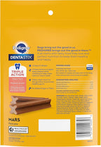 PEDIGREE DENTASTIX Large Dog Dental Treats Beef Flavor Dental Bones, 6.07 oz. Pack (7 Treats)
