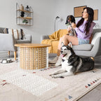 Zopeal 13ft Cat Repellent Mat with 12 Ground Stakes 12 Zip Ties, Spikes Deterrent Mat Keep Dog Off Couch for Indoor Outdoor Keep Pet Off Yard Garden, 158 x 12 Inch/1 Roll