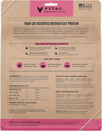 Vital Essentials Freeze-Dried Raw Chicken Meal or Mixer Cat Food Soft Nibs | 99% Chicken, Organs & Bone | 12 oz