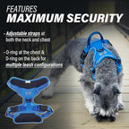 Doggie Design Venture Paw No Pull Dog Harness - Simple Adjustable Puppy Harness - Anti Pull Dog Collar for Walks and Outdoor Adventures - Mountain Lake, M