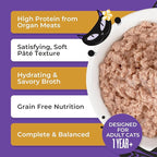 Tiki Cat After Dark Soft Pate Wet Cat Food, Turkey & Turkey Liver Recipe, 5.5 oz. Can (8 Count)