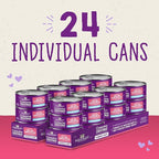 Stella & Chewy's Carnivore Cravings Purrfect Paté - Premium Grain-Free Wet Cat Food - Tuna & Pumpkin Recipe - High Protein with Bone Broth - Perfect for Picky Eaters - 2.8oz Cans (24 Pack)