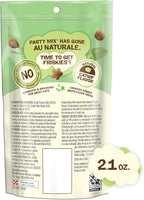 Purina Friskies Made in USA Facilities, Natural Cat Treats, Party Mix Natural Yums Catnip Flavor - (Pack of 10) 2.1 oz. Pouches