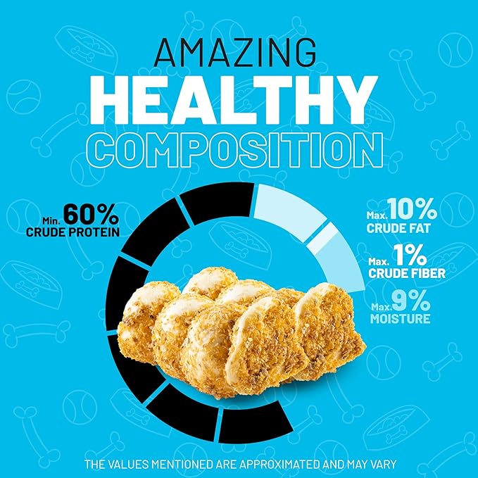 Sitka Farms Beef Cheek ROLL Bully Dusted 5-6 Inch (4 Count) Extra Thick Dog Chew Bones No Rawhide Sourced from Free Range Grass Fed/Healthy Teeth and Gums for Small Medium and Large Dogs