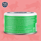 Salmon and Mackerel Pate, Canned Wet Cat Food, 100% Mercury-Tested, Moist Can Fish, Grain-Free Protein, Non-GMO, 12 Pack