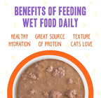 Weruva B.F.F. OMG - Best Feline Friend Oh My Gravy!, Yippy Ki Yay Yellows! Variety Pack, 2.8oz Pouch (Pack of 12)