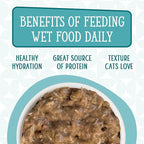 Weruva Cats in The Kitchen, Funk in The Trunk Wet Cat Food, 10oz Can (Pack of 12)