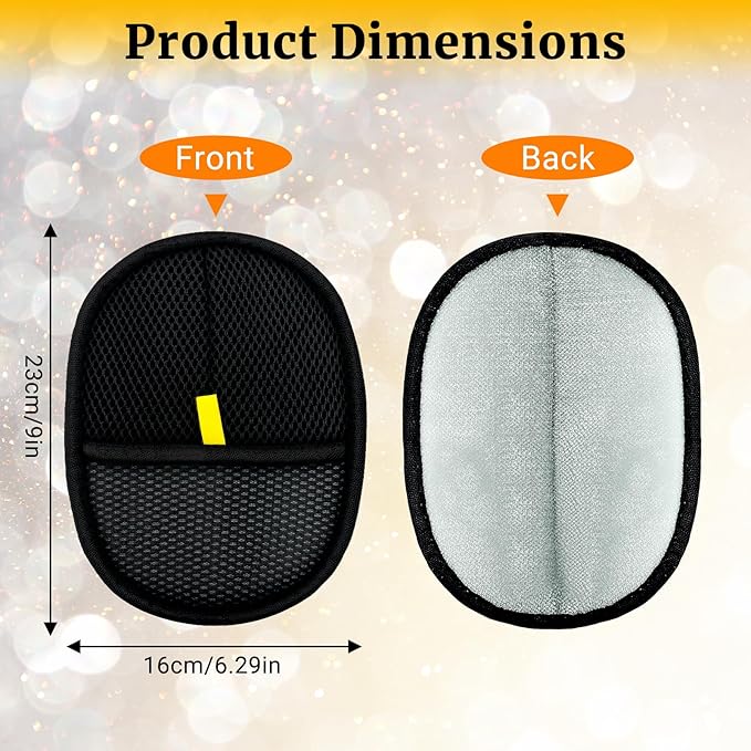 3Pack Upgraded Pet Hair Removal Glove for Dogs & Cats, Reusable Electrostatic Pet Hair Remover Glove for Couch, Furniture, Carpet & Car Seat, Best Grooming Gloves for Pets Hair Removal & Massage