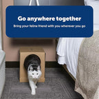 PetSafe Disposable Litter Box with Litter - Collapsible No-Mess Box with Reliable Leak-Proof Protection & Superior Odor Control - Includes 4.3 lb Bag Crystal Pebbles & 8 Disposable Scoops