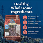 Blue Buffalo Wilderness High-Protein, Grain-Free Natural Dry Food for Adult Cats, Weight and Hairball Control, Chicken, 5-lb Bag