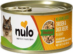 Nulo Chicken & Duck Grain-Free Shredded Wet Canned Cat Food, 3 Ounce (Pack of 24)