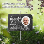 Engraved Pet Memorial Garden Stone with Stake, Custom Dog/Cat Loss Gift, Honor Your Beloved Pet, Personalized Outdoor Remembrance Gifts