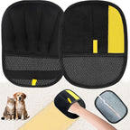 2 Pcs Electrostatic Pet Hair Removal Glove, 2025 Newly Magic Brush Pet Hair Remover for Dogs & Cats, Reusable Animal Fur Grooming Tool for Cleaning Hair on Furniture, Couch, Car Seats, Carpet