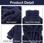 Dog Pajamas Small Sized Dog,Pajamas for Dogs, Winter Chihuahua Yorkie Teacup Cat Sweater Clothes Outfits,Soft Cold Weather Pet Coat Warm Fleece Puppy Pjs (M, Dark Blue)