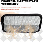 2PCS New Upgraded Thickened Electrostatic Pet Hair Removal Gloves Brush,Reusable Cat Dog Hair Remover Grooming Gloves,Double Sided Washable Static Animal Fur Removal Tool for Couch,Carpet,Clothes