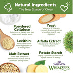 Wellness WHIMZEES Alligator Dog Dental Treats, Natural Chews, Small Size, (24 Count)