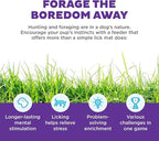 Outward Hound by Nina Ottosson Lick N’ Flip 3-in-1 Interactive Dog Puzzle Toy, Lick Mat & Slow Feeder – Calming Enrichment Feeder for Small & Medium Dogs, Holds 1 Cup of Wet of Dry Food