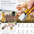 Electric Professional Dog Grooming Clippers, Powerful Sheep Shears Pet Grooming Clippers for Heavy Duty Hair,Horses Cat Farm Livestock Fur Carpet Trimmers Shaver for Thick Coats