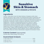 Solid Gold Dry Dog Food for Sensitive Stomachs - Grain Free & Gluten Free w/Venison, Pumpkin & Probiotics for Gut Health & Digestion - Sensitive Stomach Dog Food for All Ages - Nutrientboost –3.75LB