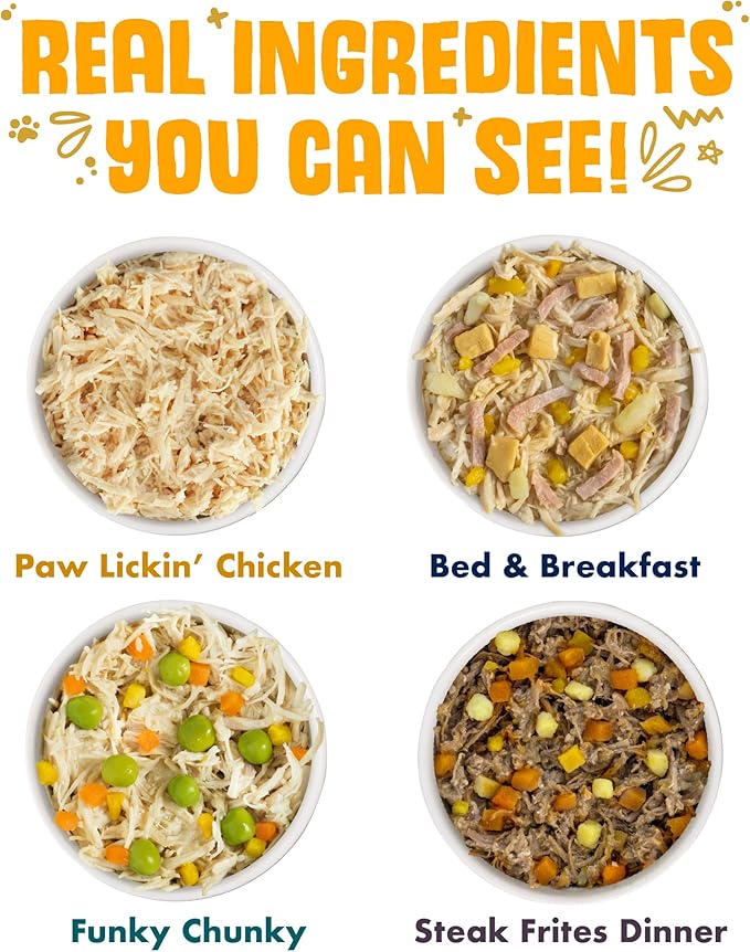 Weruva Classic Dog Food, Variety Pack, Baron's Batch, Wet Dog Food, 5.5oz Cans (Pack of 24)