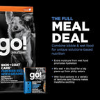 Go! Solutions Skin + Coat Care, Dry Dog Food, Chicken Recipe with Grains, 12 lb Bag