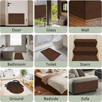 2Pack Total 78.7"x15.8" Cat Scratch Mat for Cat Couch Furniture and Wall Protector | Trimmable Self-Adhesive Carpet Climb Cat Scratcher for Covering Cat Tower and Replacement Pads (Brown)