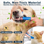 6PCS Pet Grooming Kit for Dogs,Cats and Horses | Dog Washing Gloves | Dog Bath Brush | Dog Bath Gloves | Dog Shampoo Brush | Pet Grooming Gloves | Dog Bath Supplies (Navy Blue)
