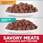 Hill's Science Diet Adult 7+, Senior Adult 7+ Premium Nutrition, Wet Cat Food, Variety Pack: Chicken; Tuna Stew, 2.8 oz Pouch Variety Pack, Case of 12