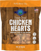 Freeze Dried Dog and Cat Treats, Chicken Heart, All Natural Freeze-Dried Dog Treat & Snacks, Made in USA, High in Protein, Essential Nutrition of Raw Food, 8oz