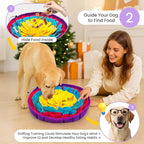 PETCARE Snuffle Mat for Dogs Adjustable Slow Feeder Bowl Interactive Enrichment Puzzle Toys for Small Medium Large Breed Dogs Cats Puppy Sniff Foraging Mats Mental Stimulation Treat Game, 19*19 inch