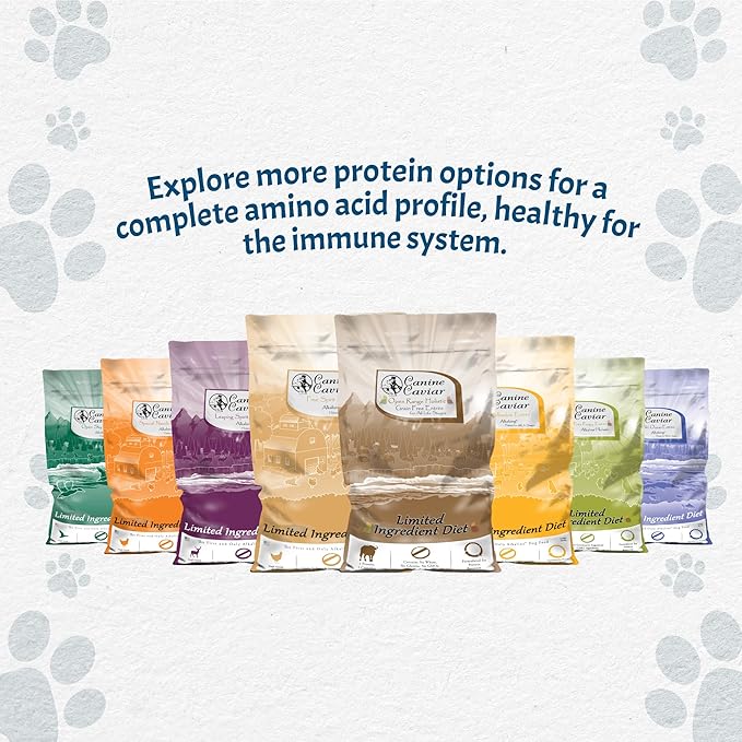Canine Caviar - Free Spirit: Chicken & Pearl Millet Alkaline Dry Dog Food, Limited Ingredients, Gluten-Free, Based on Science & Research, Veterinary Alternative Diet (22 Pound Bag)