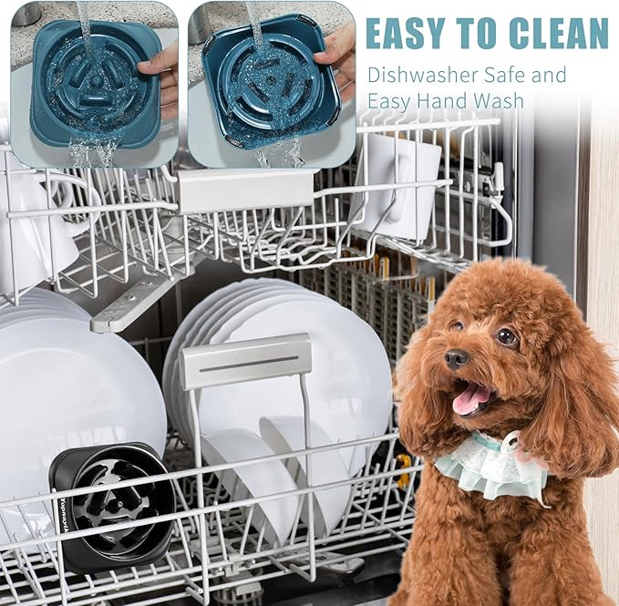 Slow Feeder Dog Bowls 3PCS, Anti-Choking Puzzle for Small Breeds