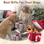 Squeaky Dog Toys, Tug of War Dog Toy for Large Dogs, Plush Puppy Toys with Pull Rope, Interactive Dog Toys for Small, Middle, and Big Dogs