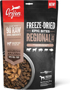ORIJEN Epic Bites Freeze-Dried Dry Dog Food Regional Red Recipe 6oz Bag