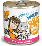 Weruva BFF Minced Natural Wet Cat Food, Tuna and Salmon Soulmates in Gelee, 10oz Can, Pack of 12