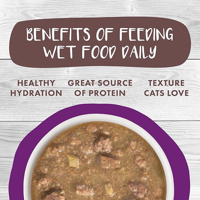 Weruva Classic Stew Cat Food, The Stew Crew Variety Pack, 3oz Pouch (Pack of 12)