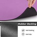 Dog Food Mat - Absorbent Cat Mat for Food and Water, No Stains Pet Feeding Bowl Mat, Easy to Clean Pet Placemats, Quick Dry Dog Water Dispenser Mat for Messy Drinkers | Paw Purple 18"x 28"