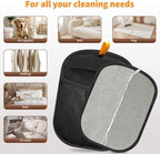 2Pcs Pet Hair Removal Glove for Cats & Dogs, 2025 Newly Upgraded Five-Finger Electrostatic Pet Hair Gloves, Reusable Pet Hair Remover Tool for Couch, Clothing, Car Seat,Carpet