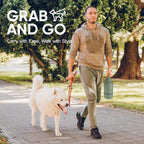 Insulated Dog Water Bottle with Travel Bowl, Dog Lover Gift, Portable Water Bottle Dispenser, Accessories for Car, Hiking, Camping, Outdoor, Leak-Proof, Detachable (Sage Green)