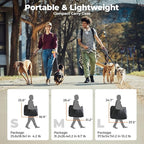 2-in-1 Pop Up Cat Playpen, Detachable into 2 Separate Pens with Additional Doors, Assembly-Free Portable Dog Crates Pet Pen Tent Kennel Kitten Puppy Enclosure Cage Indoor Outdoor Foldable Condo(M)